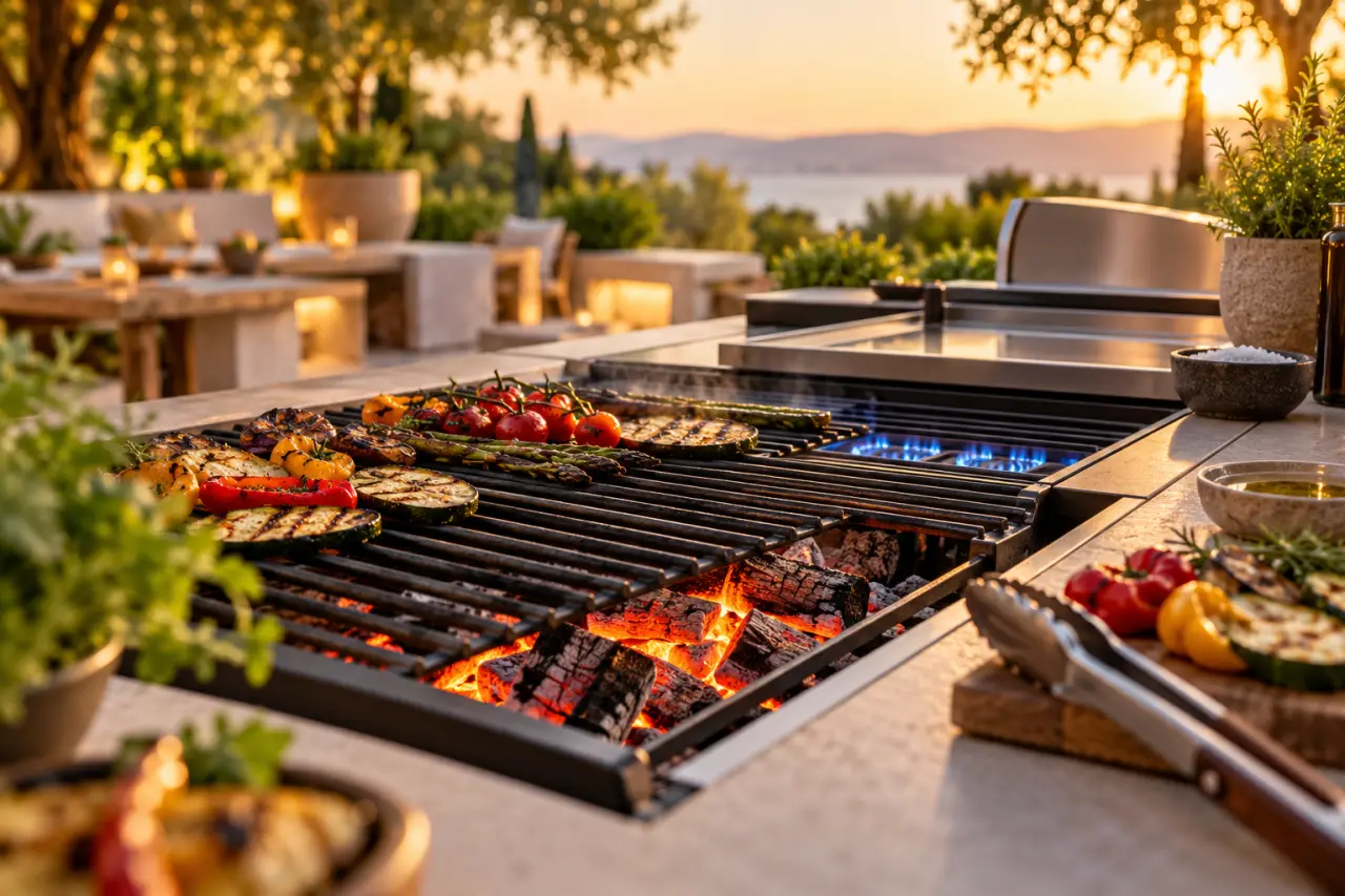 Barbecue extérieur : bois, gaz ou encastrable, le choix qu'on regrette rarement