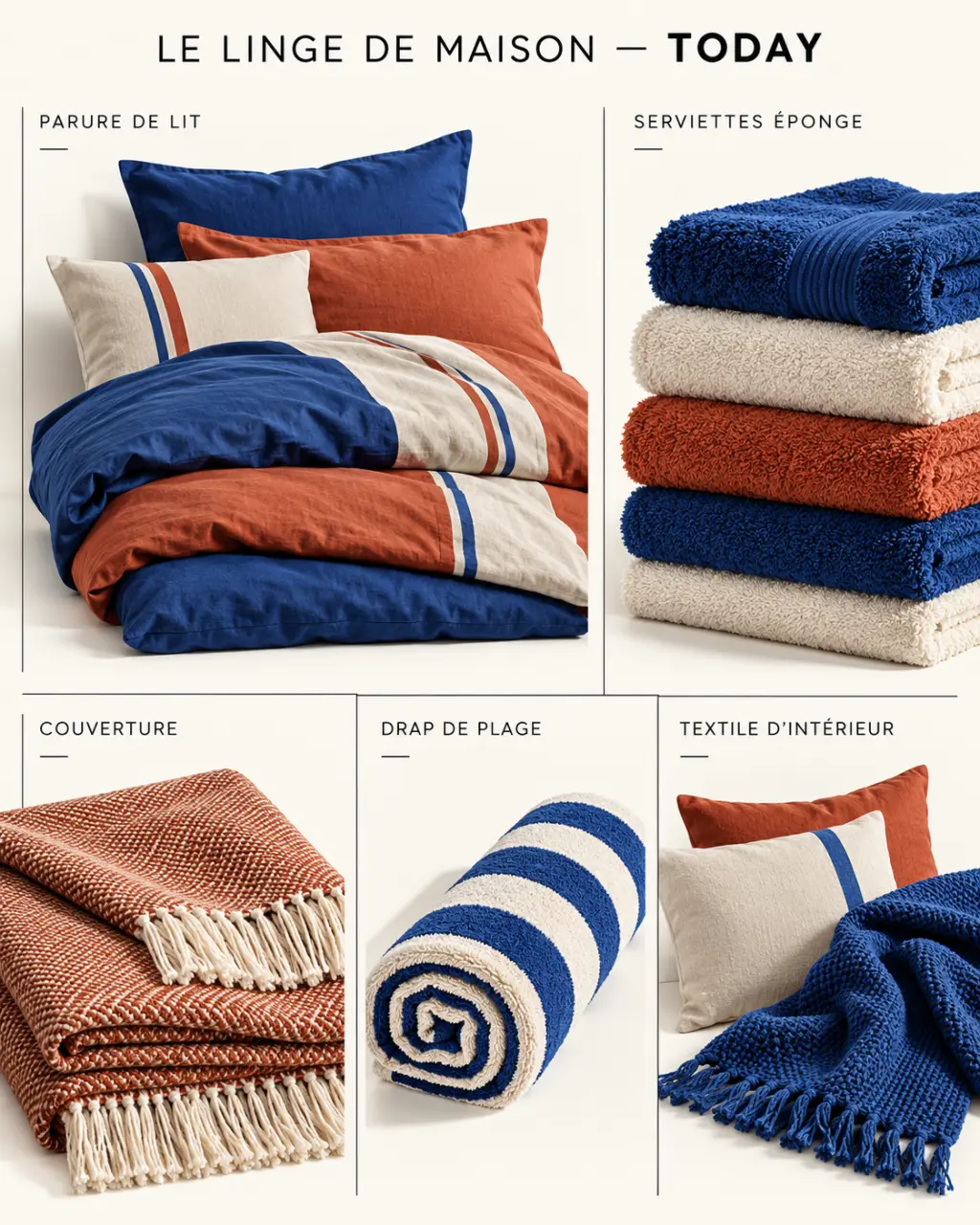 Today linge de maison : parure de lit, linge de bain, couverture et textiles d’intérieur