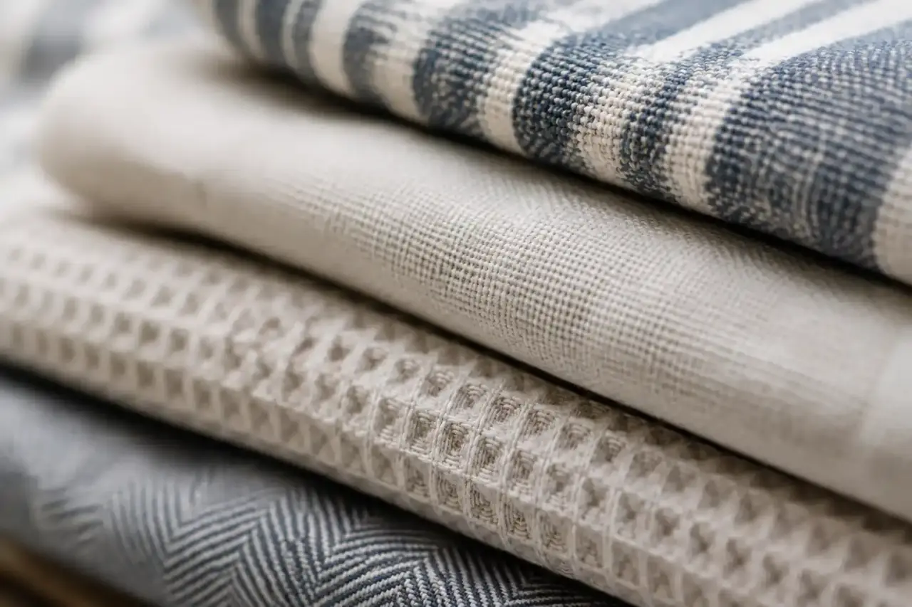 Linge de maison en coton : chaque tissage répond à un usage précis