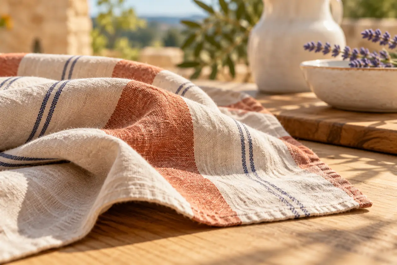Linge de maison Vent du Sud : l’esprit provençal sans surcharger la déco